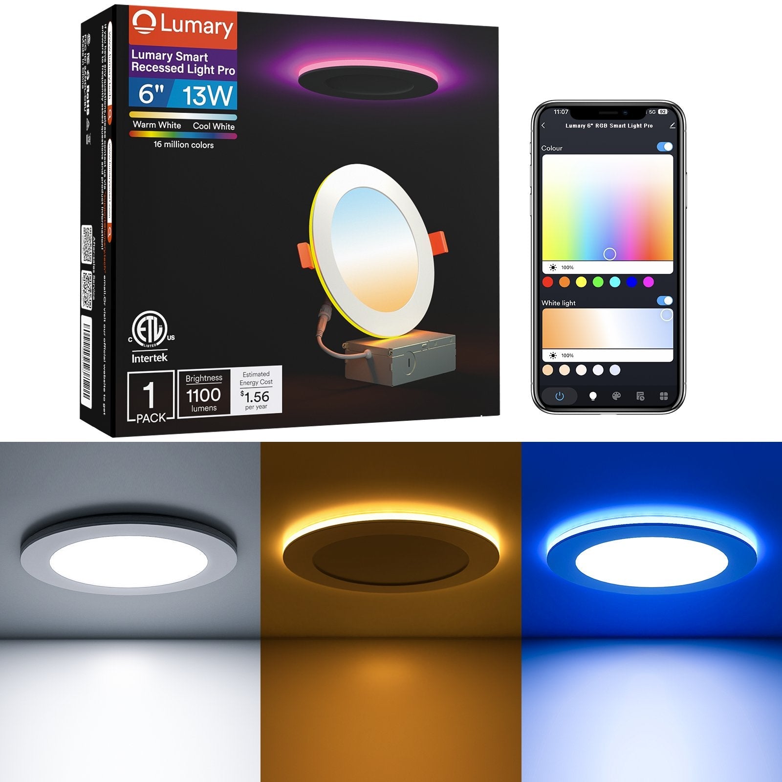 smart recessed lights