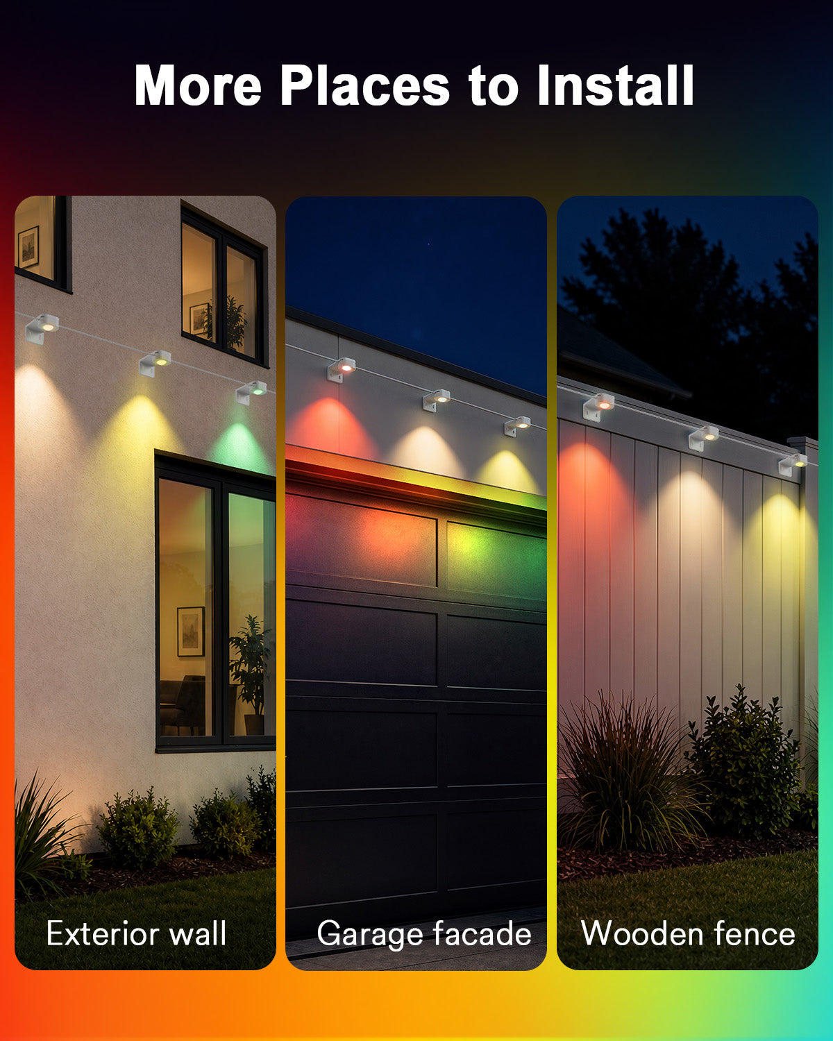 Lumary Permanent Outdoor Lights Supporting Frame