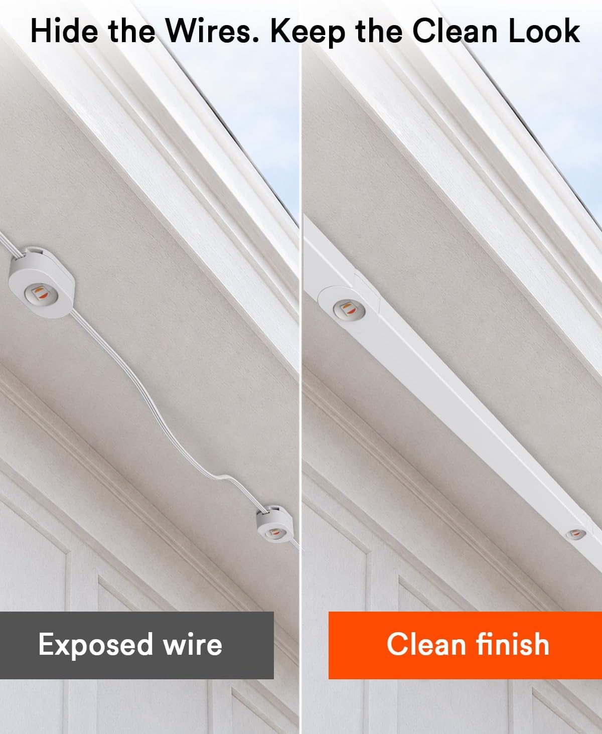 Lumary Permanent Outdoor Lights  Cable Cover(30Pack)