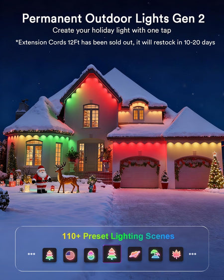 Lumary Permanent Outdoor Lights 2