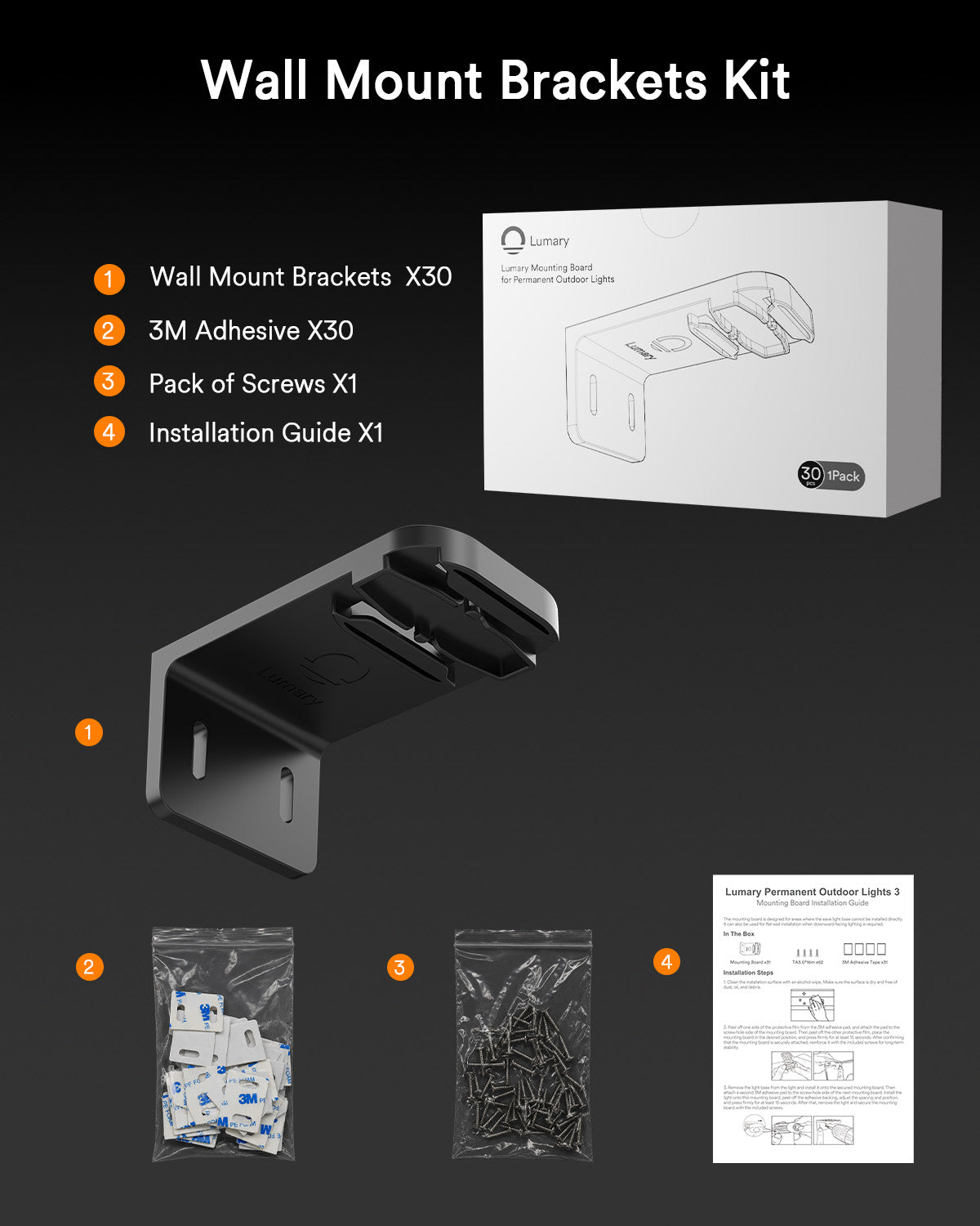Lumary Permanent Outdoor Lights Supporting Frame