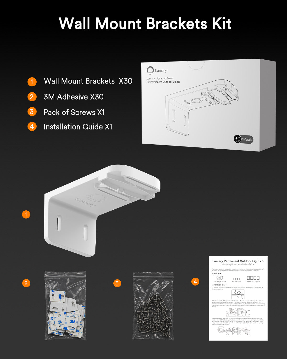 Lumary Permanent Outdoor Lights Supporting Frame