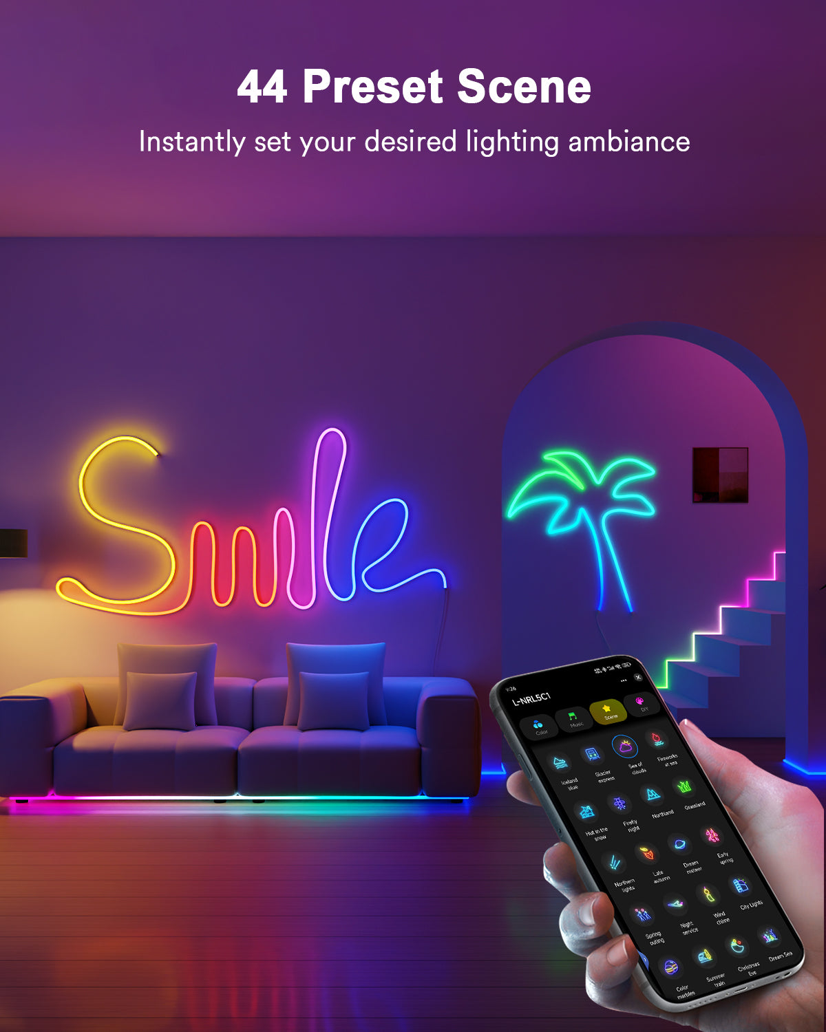 Lumary Smart Indoor Neon Rope Lights