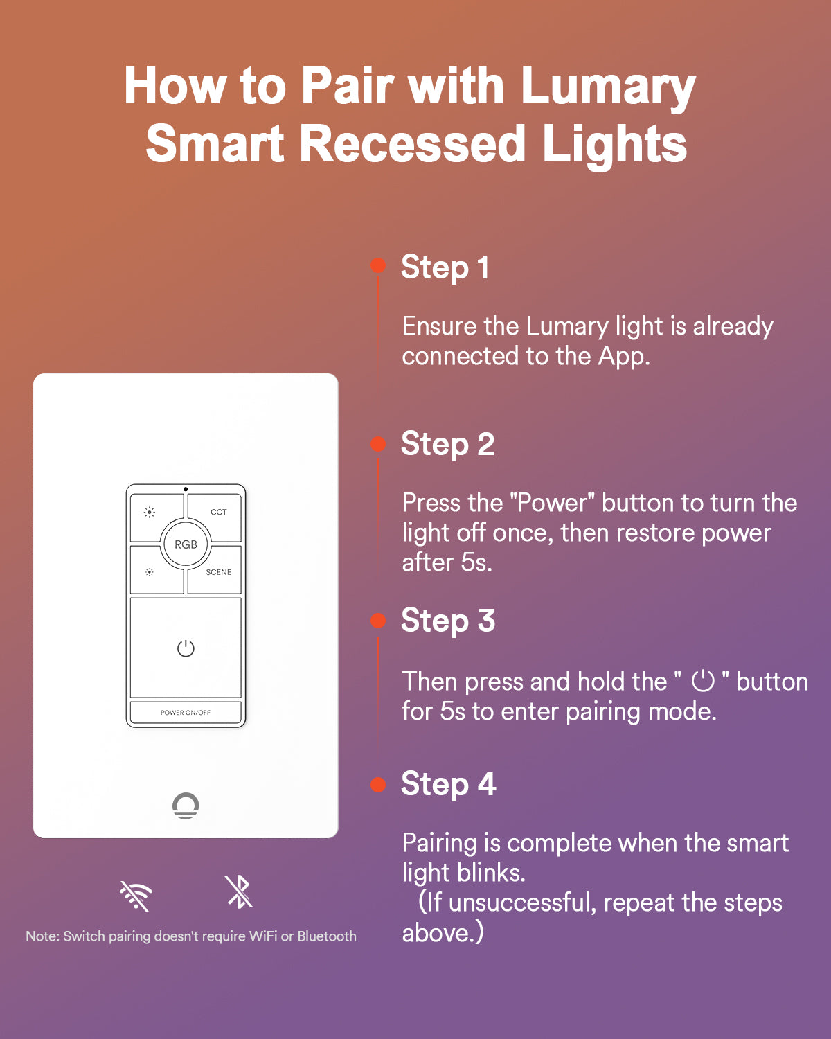 Lumary Light Switch