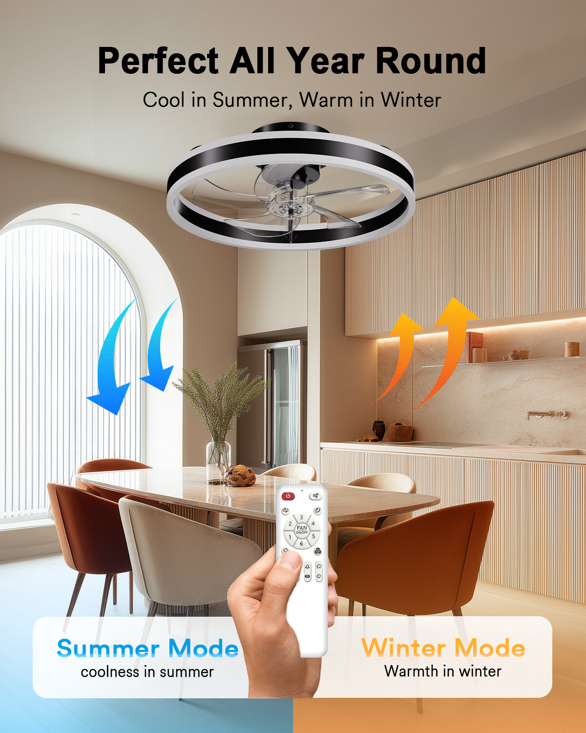 Lumary Smart Ceiling Fans with Lights