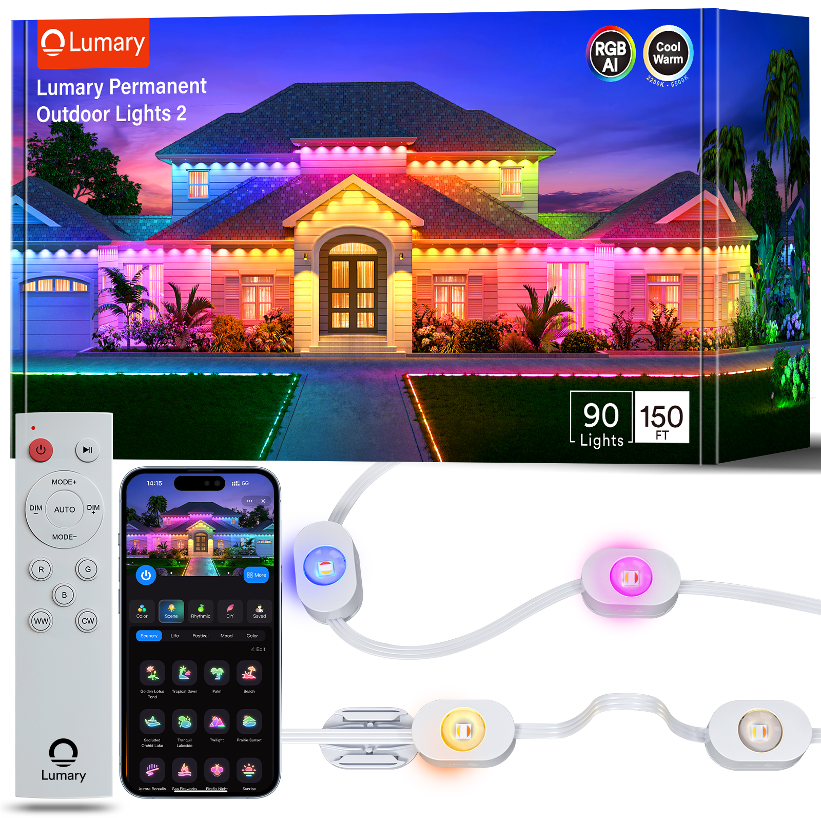 Lumary Permanent Outdoor Lights 2