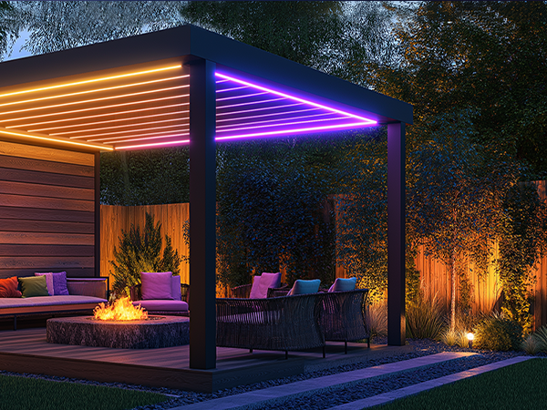 Gazebo rope lights hotsell