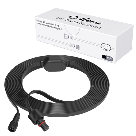 Lumary 12FT Extension Cords for Permanent Outdoor Lights 3
