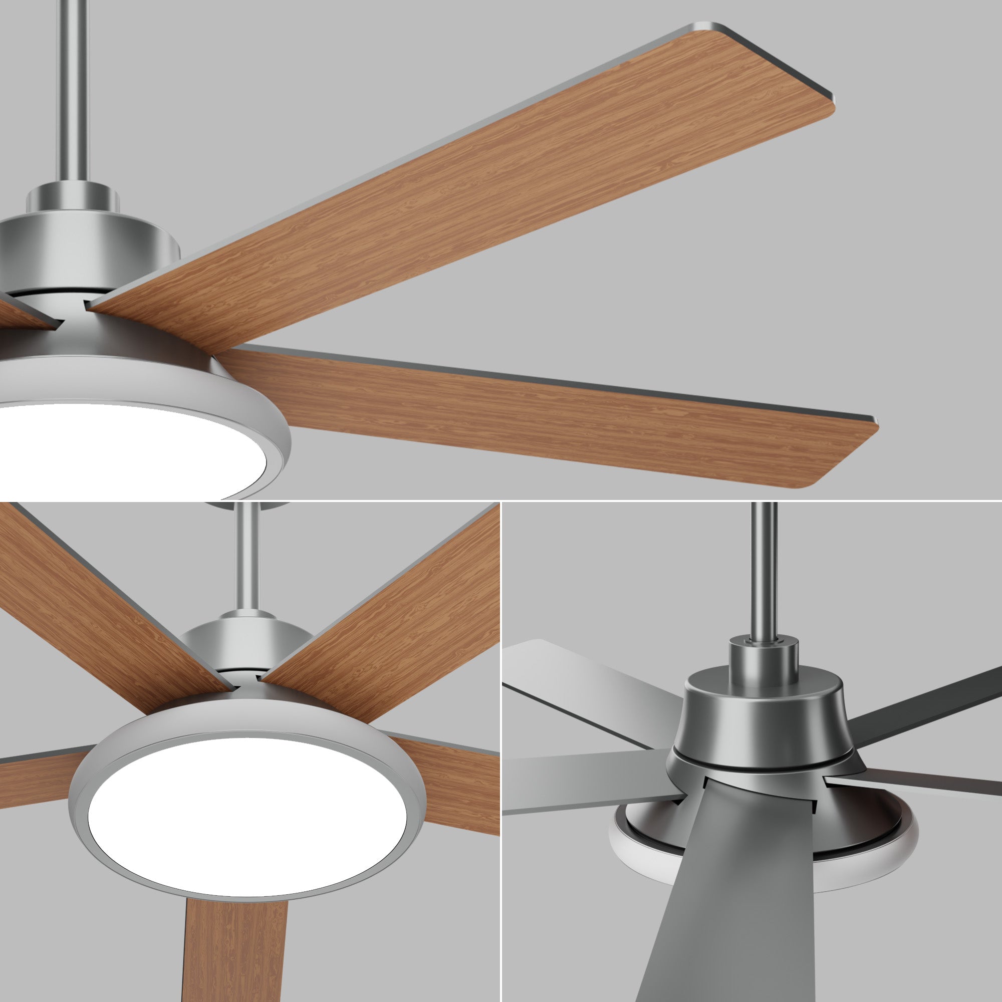 Lumary 52" Smart Ceiling Fans with RGBAI Lights