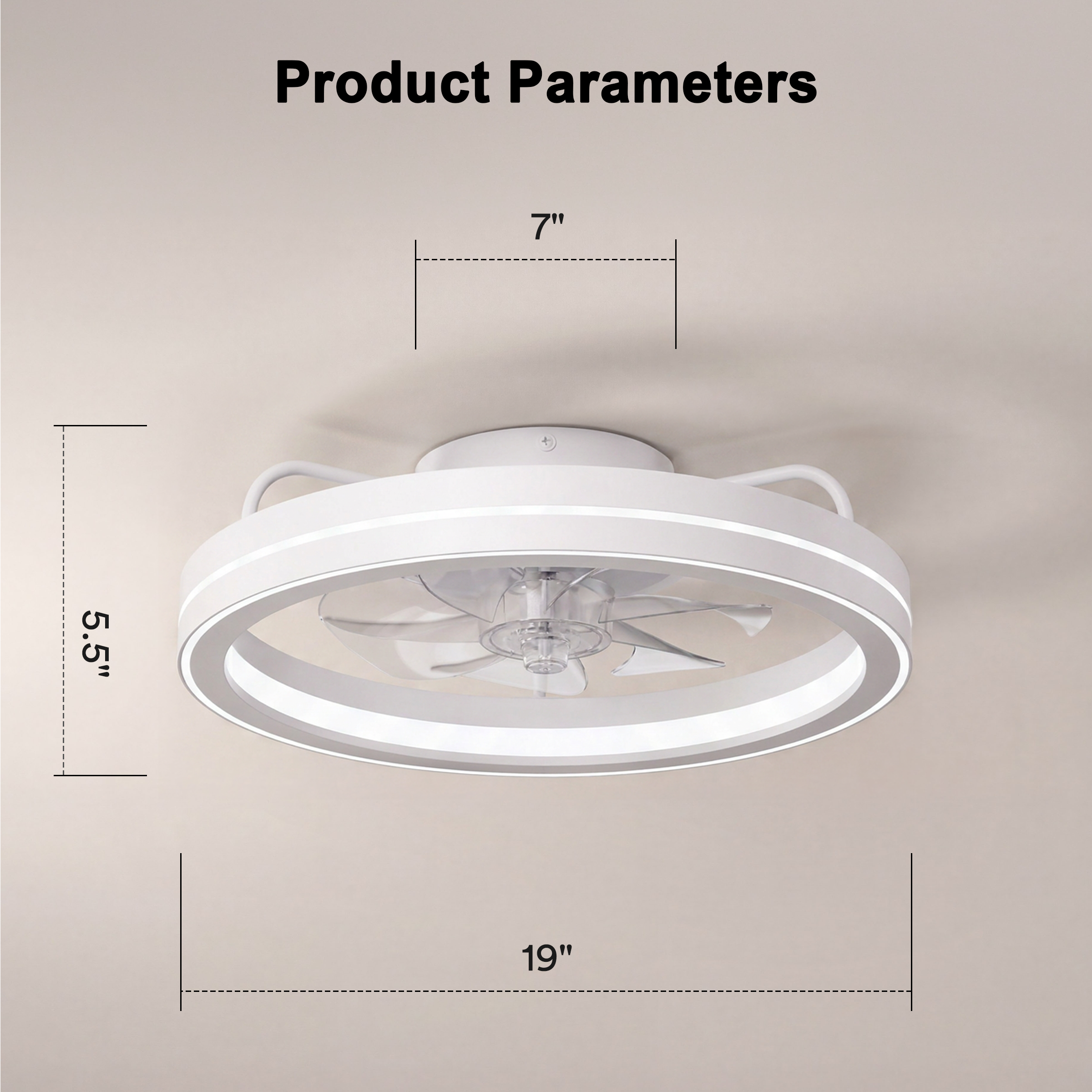 Lumary Smart LED  Fan with Night Light