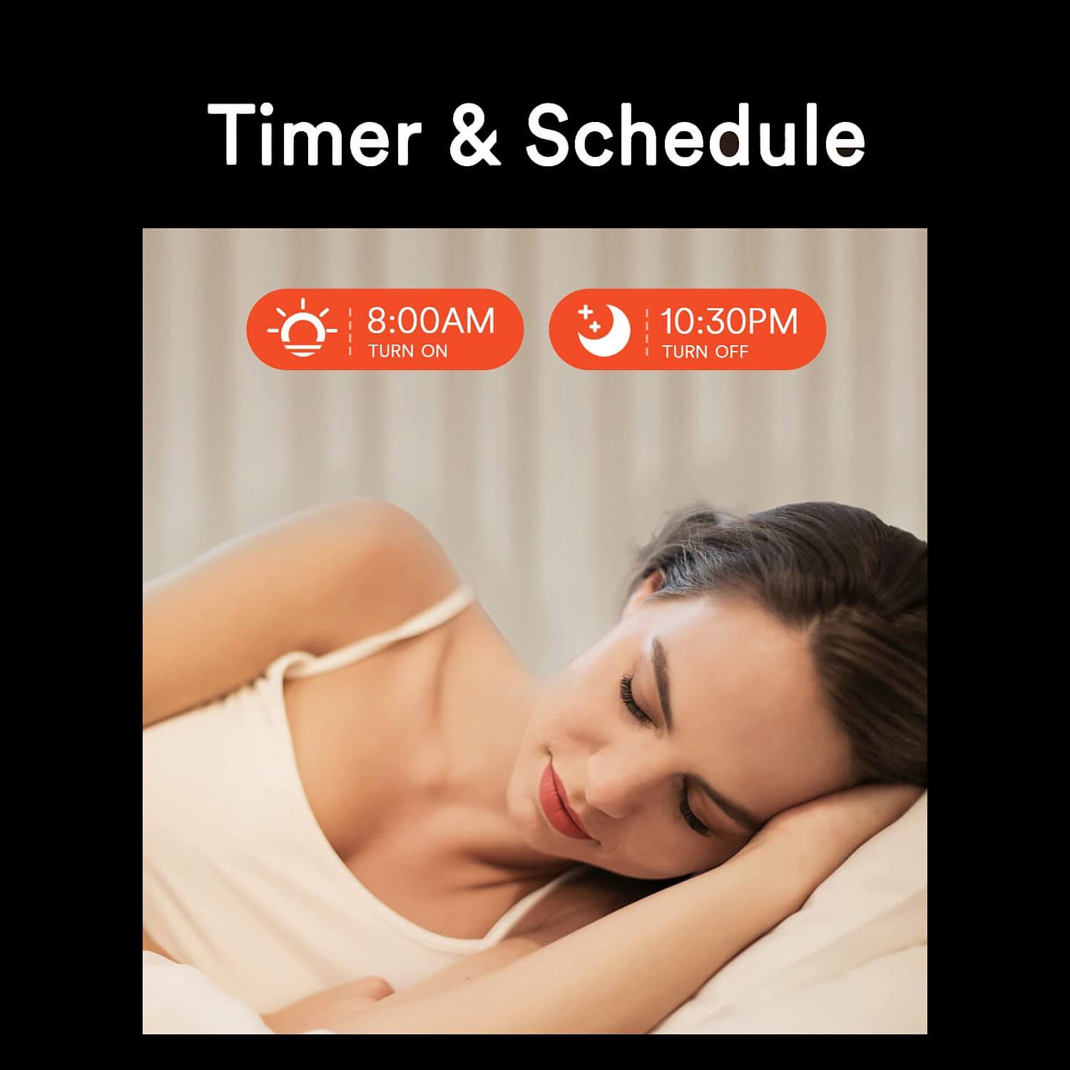 Lumary smart led light with timer & schedule function
