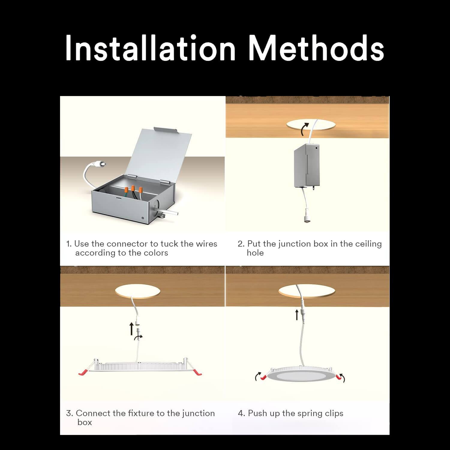 Smart soffit lighting hue recessed lights color change downlight