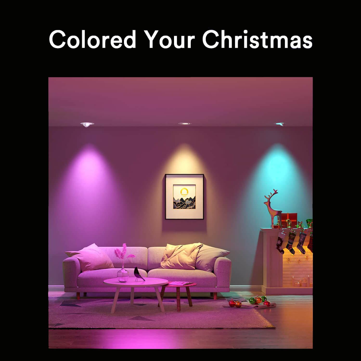 Smart Recessed Lighting 4 Inch 9W 810 Lumens Gimbal Recessed Lighting