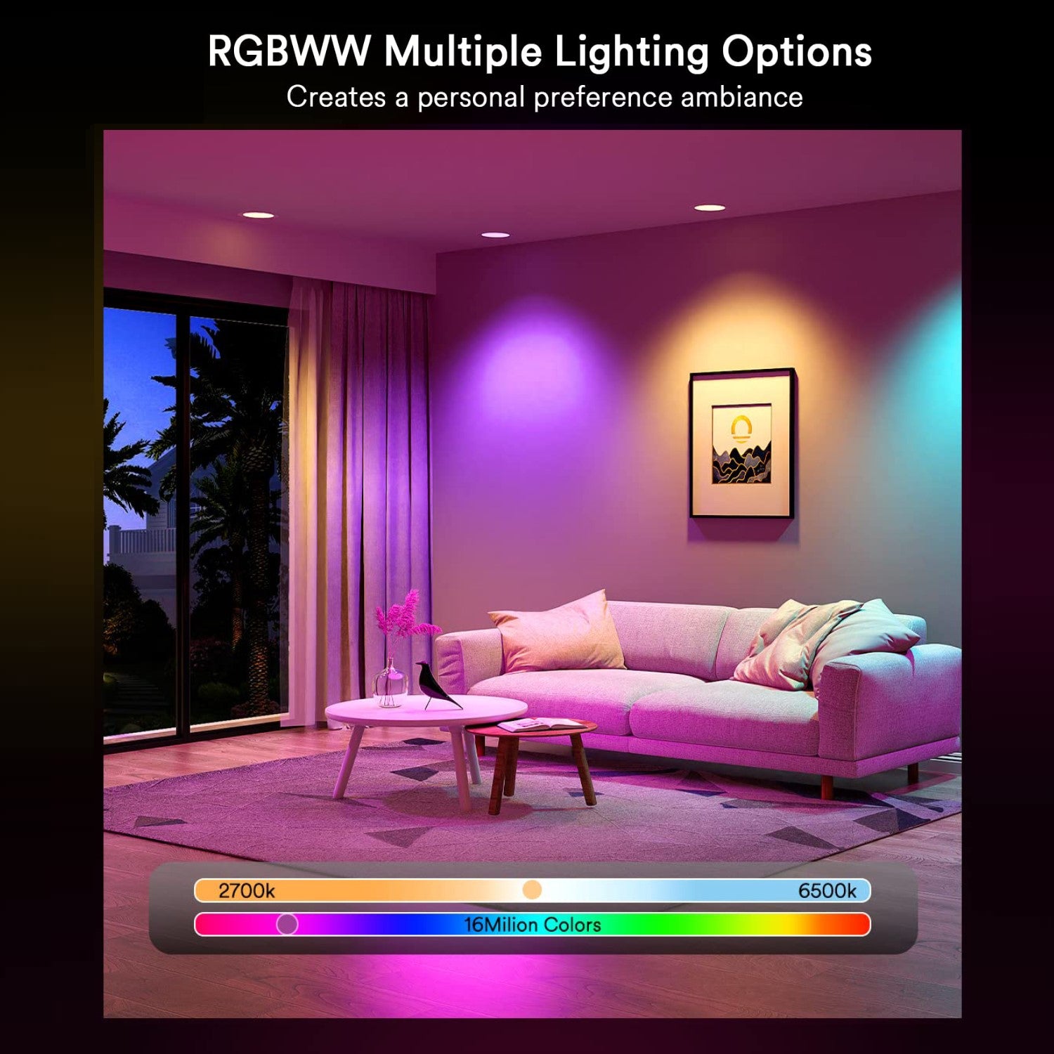 Lumary Smart LED Recessed Dimmable Downlight ETL Certified 6 inch 4 Pack - Lumary