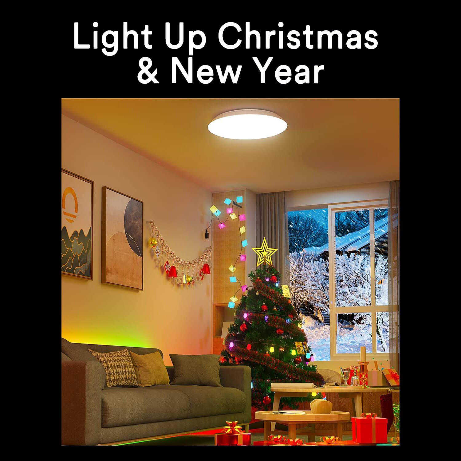 Smart ceiling light rgb hue led ceiling light