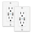 Lumary Smart Wall Plug Wi-Fi Smart Outlet Socket 2pcs